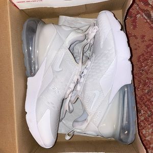 White Nike Air Max 270